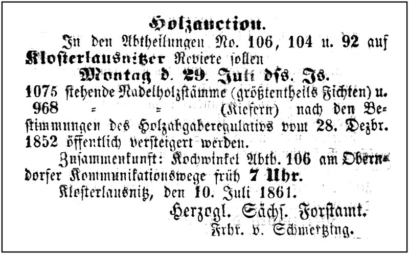 1861-07-10 Kl Holzauktion